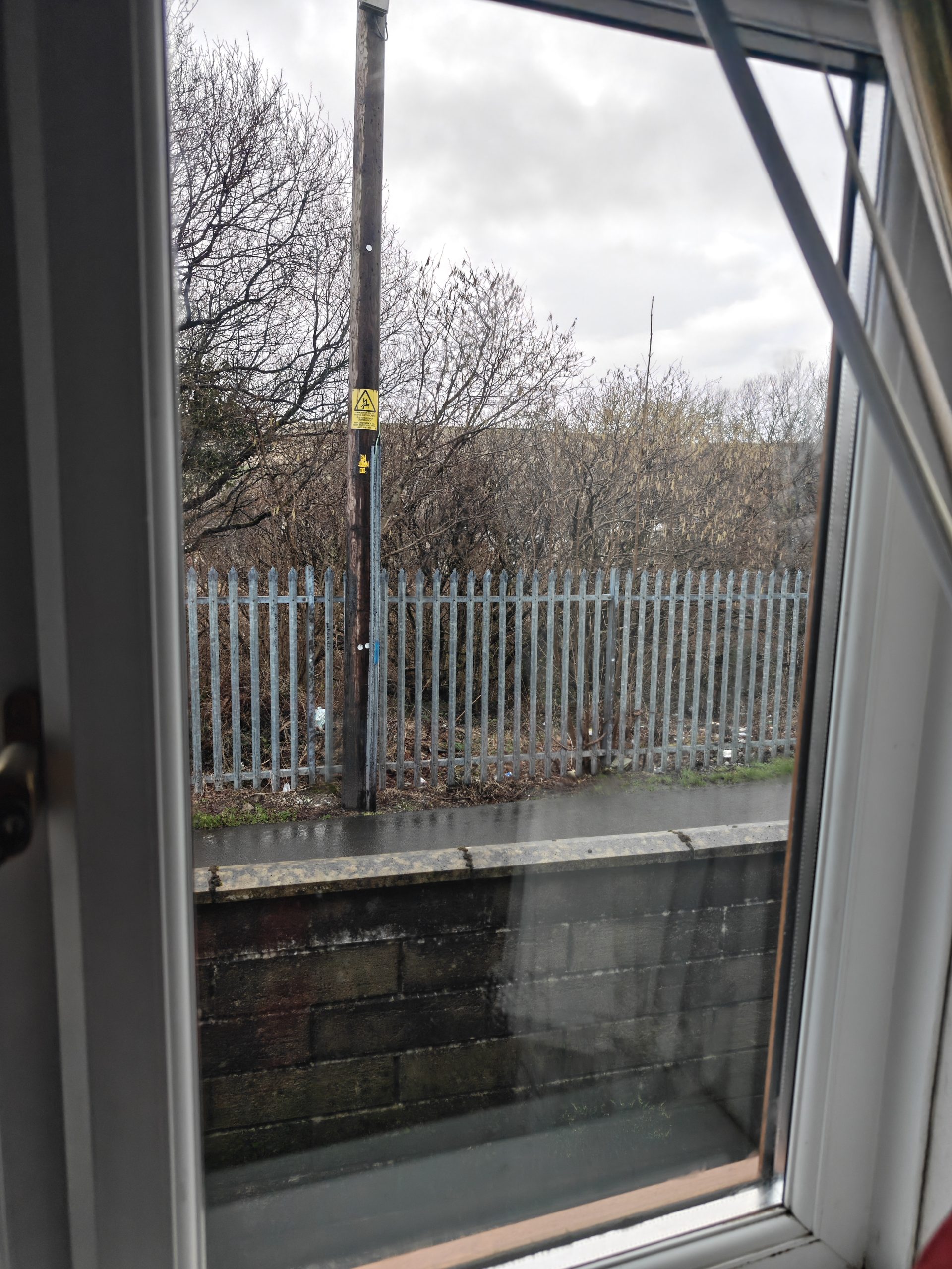 Misted double glazing replaced — clear glass after repair by Champs Locksmiths Swansea
